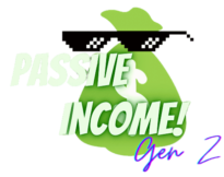 Passive income gen z logo